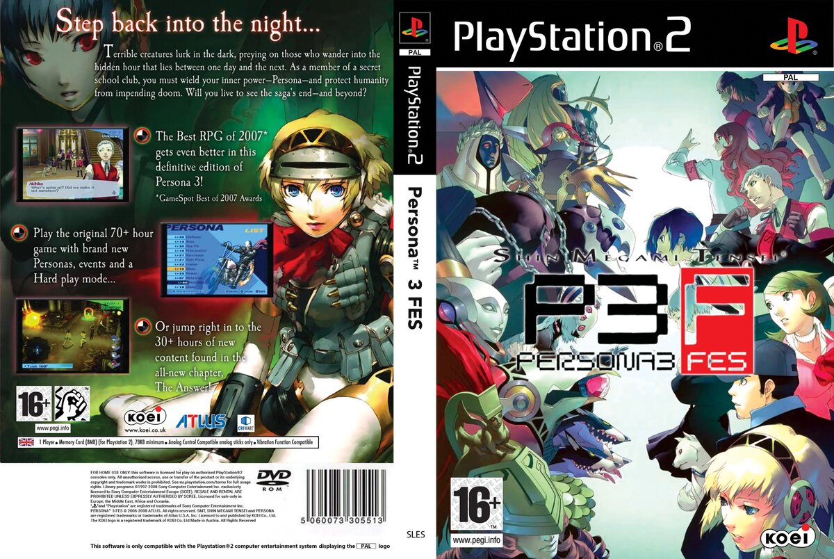 I. Shin Megami Tensei: Persona 3 FES
