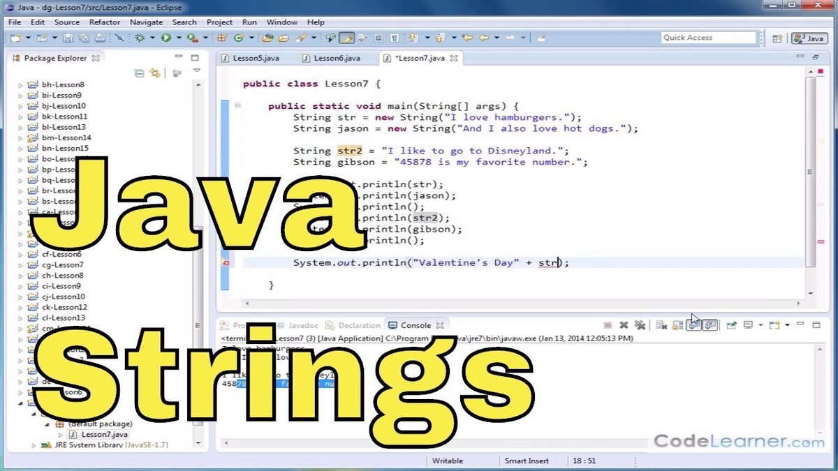 Уроки java. Конкатенация строк java. Substring java. Равенство стрингов в java.