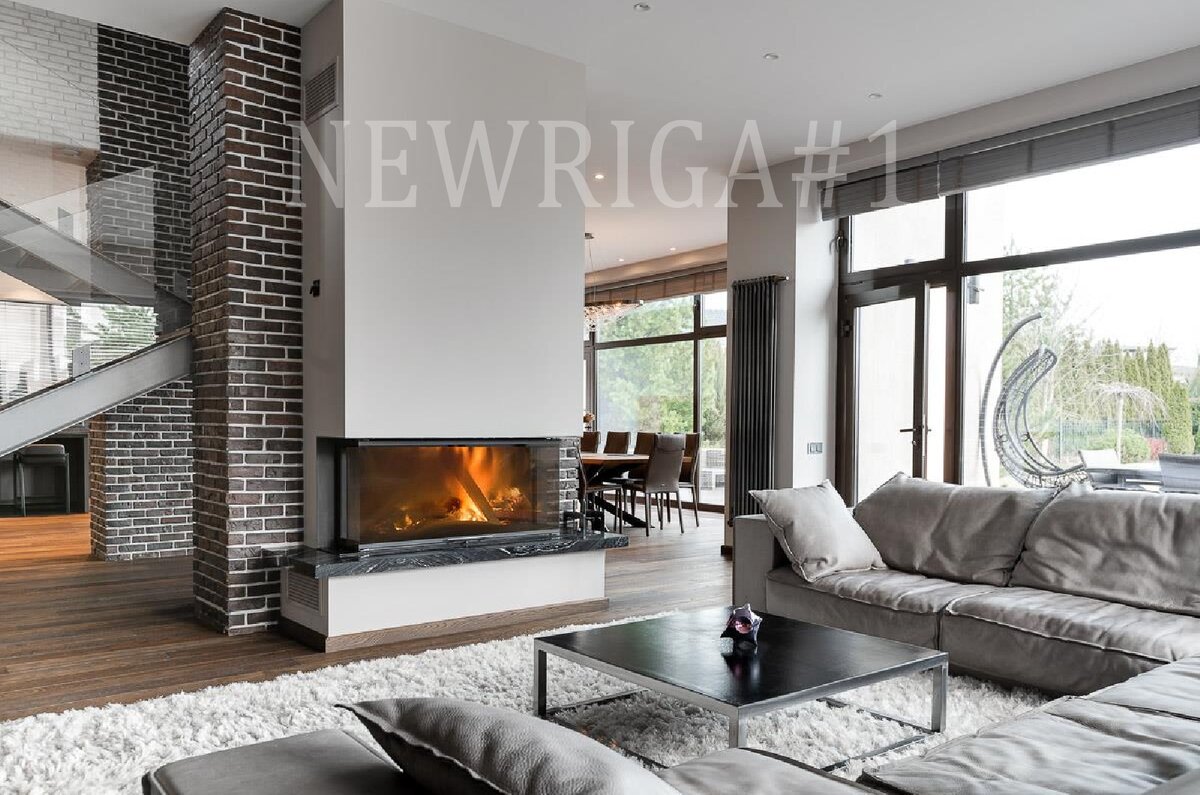 Гостиная с камином