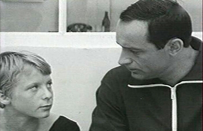 Кадр из фильма "Новенькая" 1968 г. Тамара Лазакович и Валентин Гафт