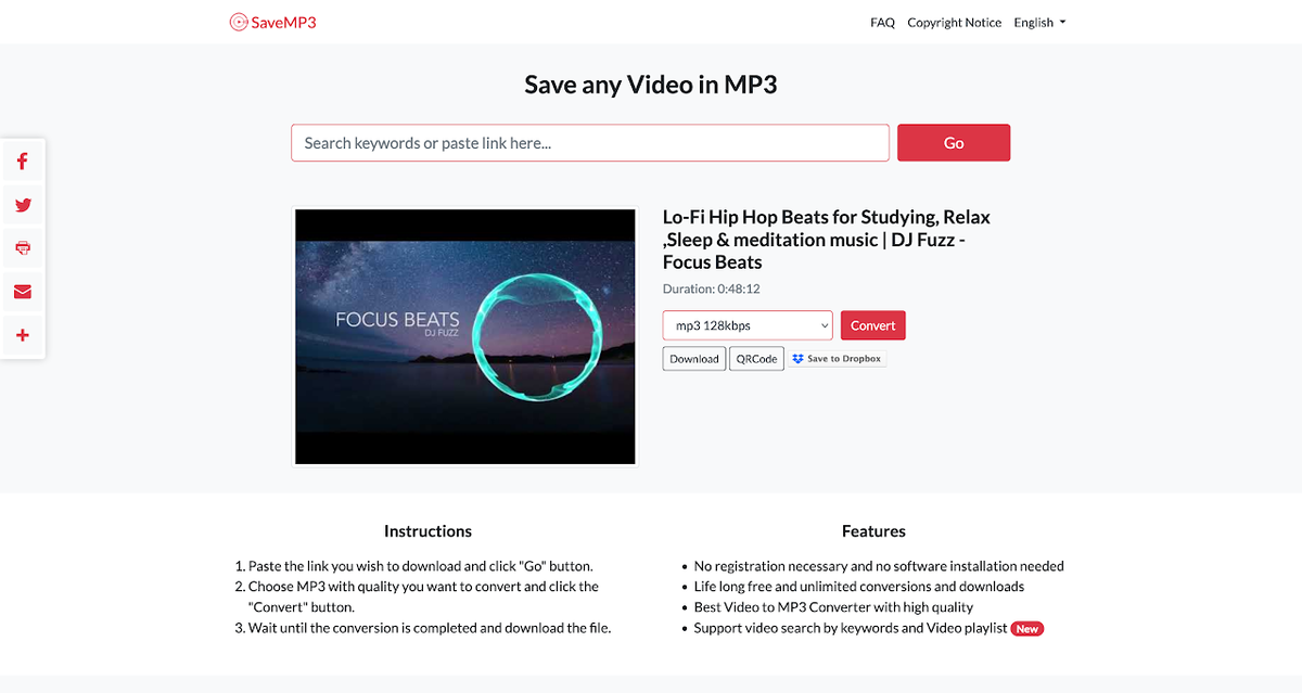 Онлайн сервис SaveMP3 помогает скачать аудио и видео с YouTube