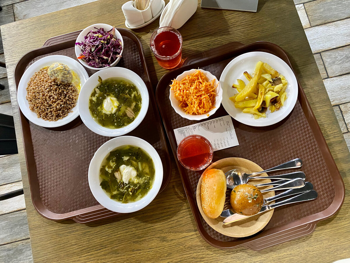 Мы объелись и больше так много не брали.