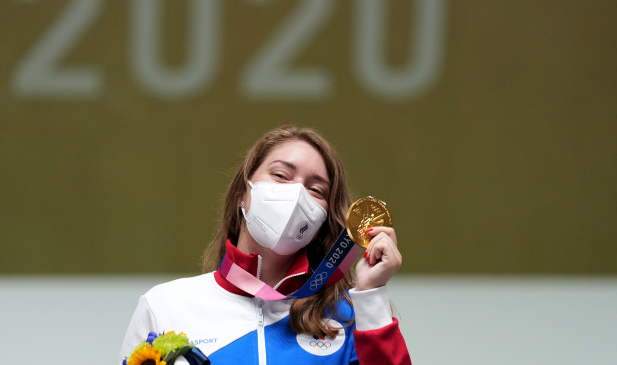 Виталина Бацарашкина - первая российская чемпионка Олимпиады-2020. Фото: globallookpress