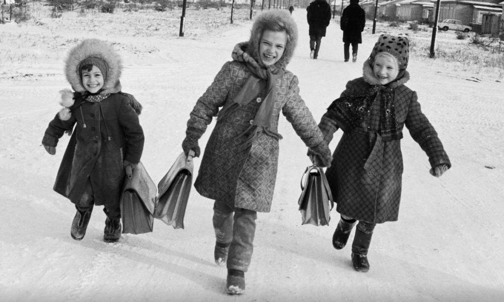Советское детство зимой