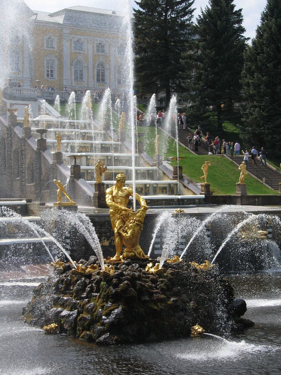 Санкт петербург петергоф фонтаны