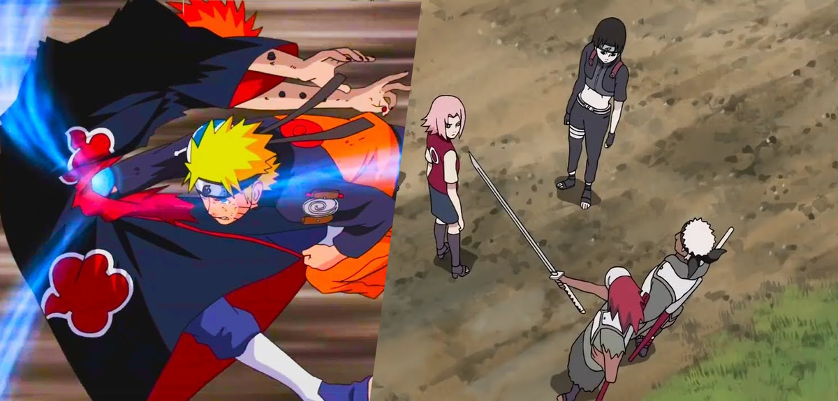 Наруто и Пейн, Наруто и ученики Киллера Би