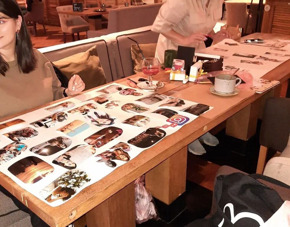 Составление КЖ и приятное время провождение в кафе.