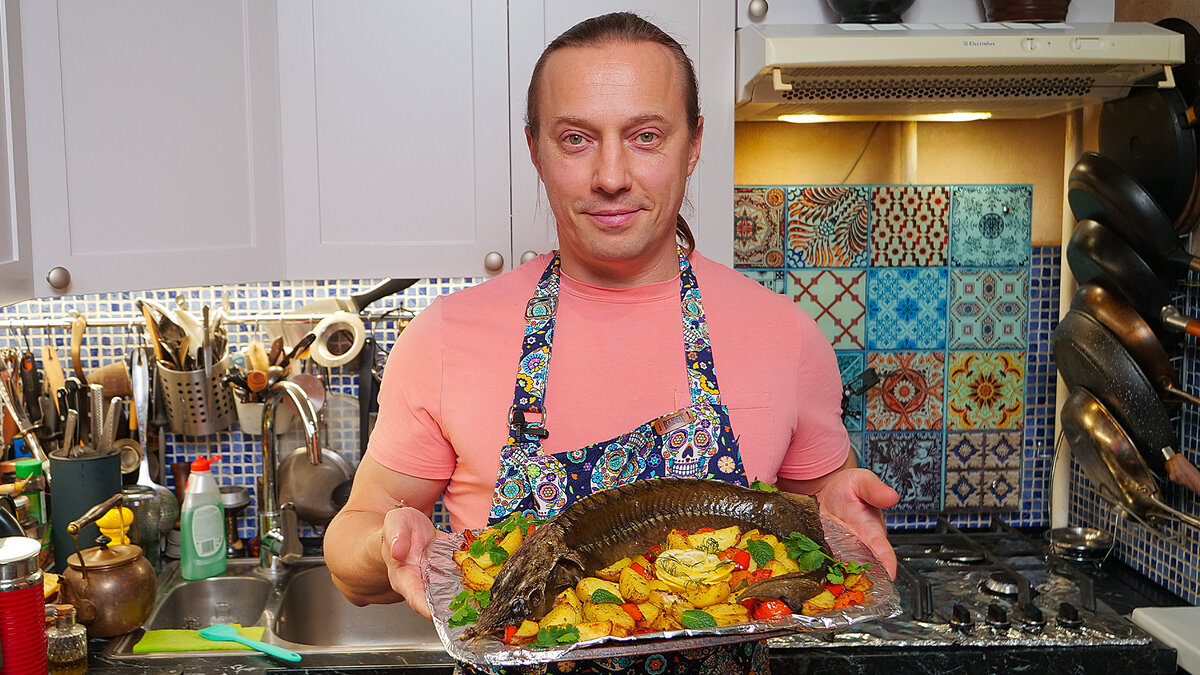 Стерлядь в духовке