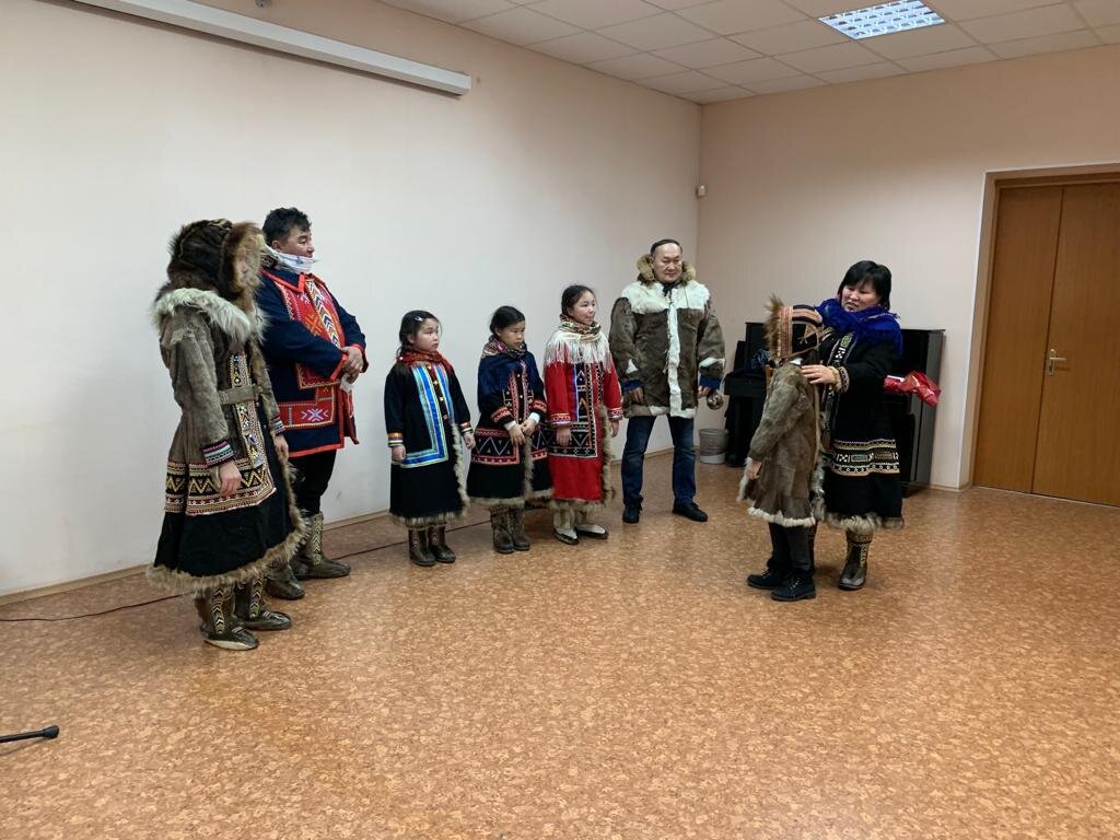 Долганская народная одежда.