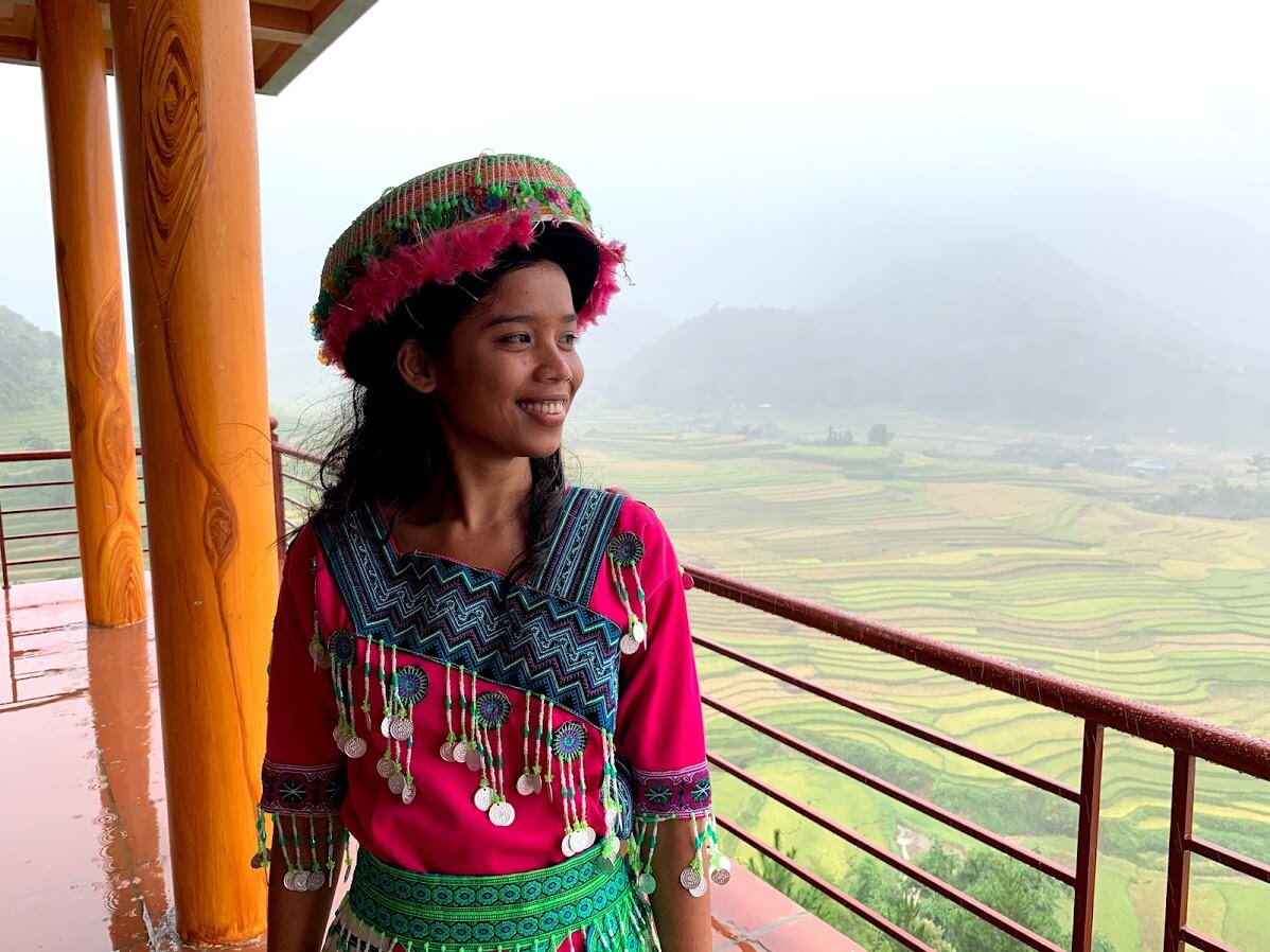 национальный костюм одного из северных народов Вьетнама