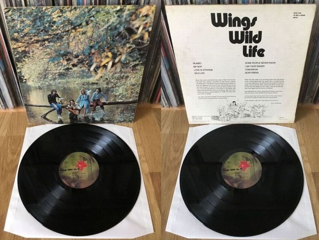Wings «Wild Life», 1971 г., английский выпуск