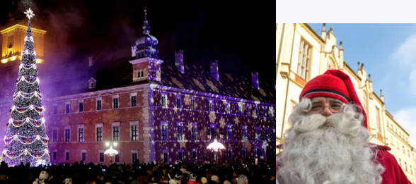 Варшава. Сильвестр.                                                                                                                                                 Фото из свободного источника. Яндекс картинки. Фотоколлаж автора.