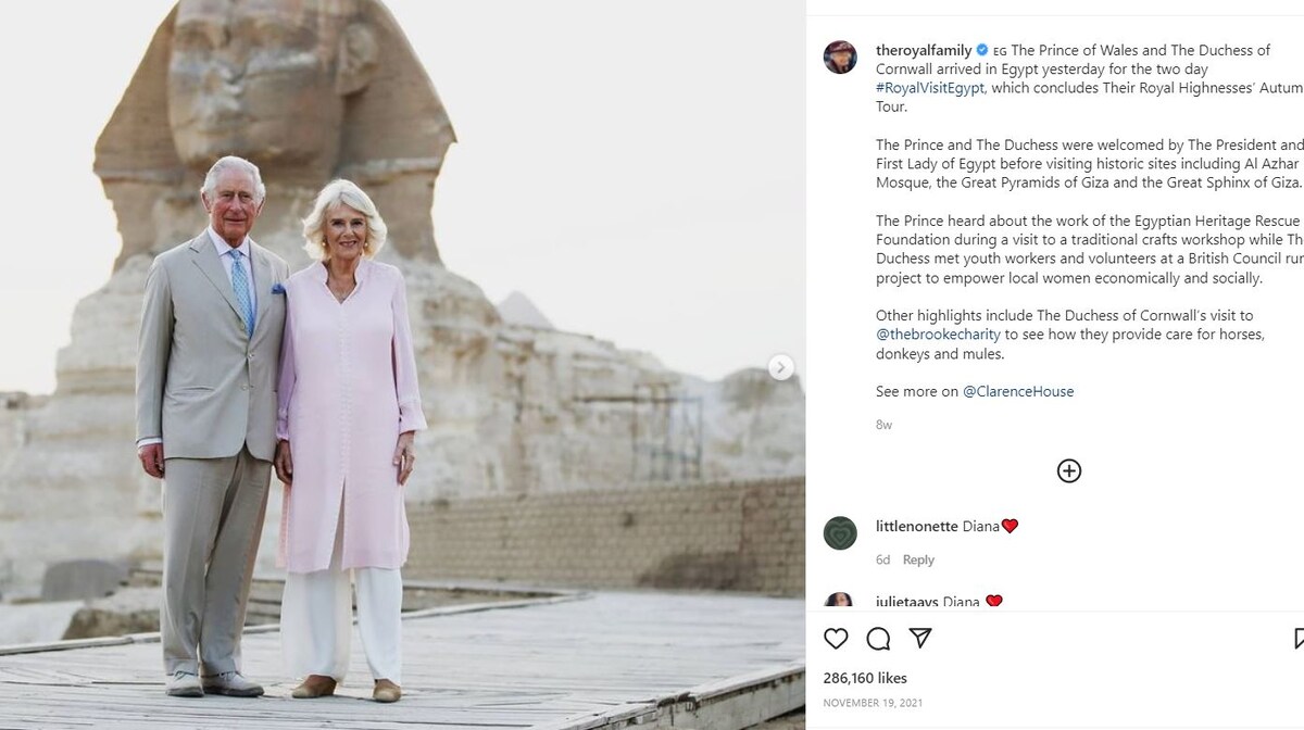 Принц Чарльз. Фото: скриншот Instagram