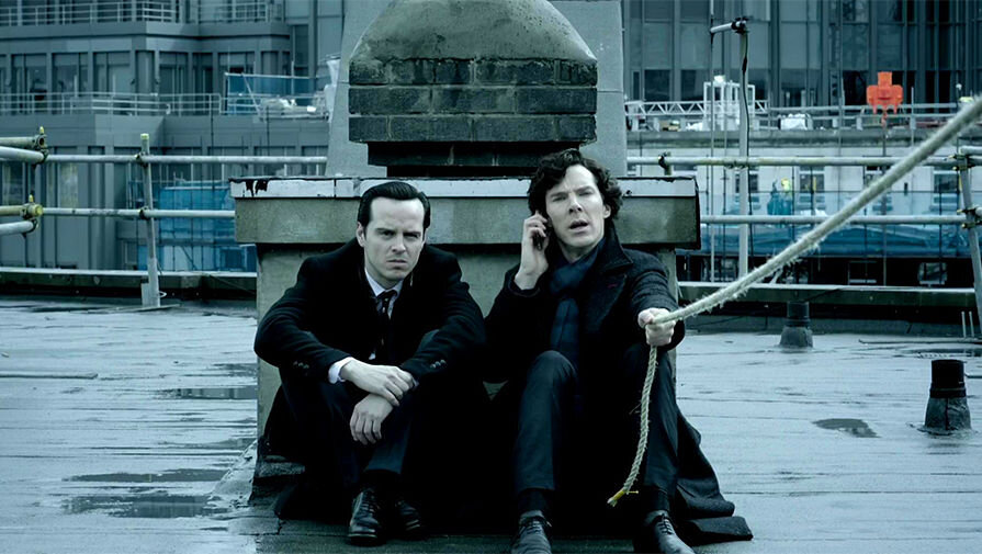 Кадры из сериала "Шерлок" 