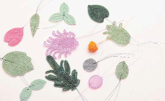 Элементы низания дугами.