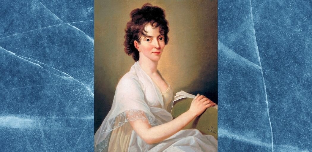 Constanze Mozart. Констанция Моцарт. Портрет кисти Ганса Хассена, 1802 год