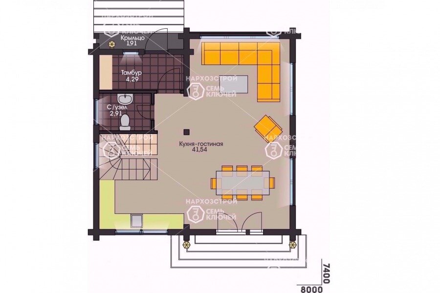 Планировка первого этажа