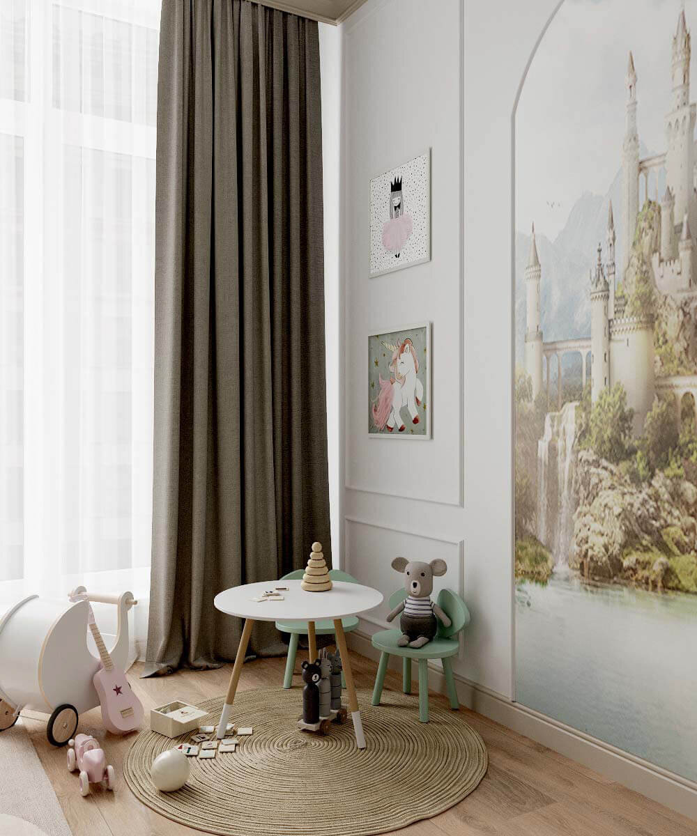 Детский столик и стульчики с ушками