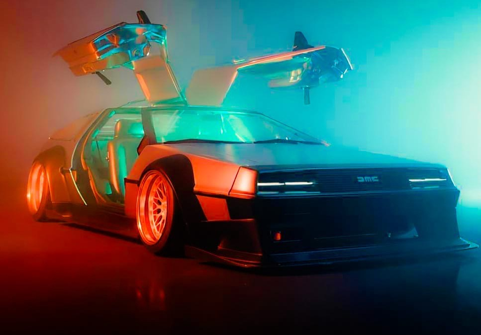 Тюнингованый DeLorean DMC-12