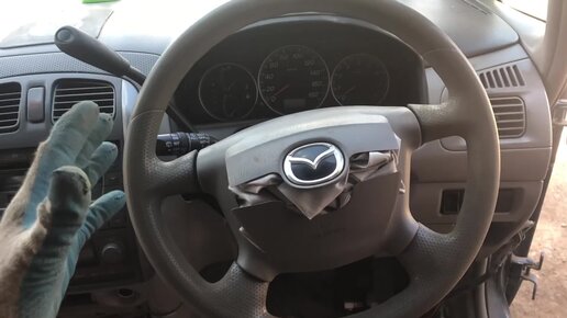 Снять руль / Снять подушку безопасности / Снять AirBag / Mazda 3 / Мазда 3 - You