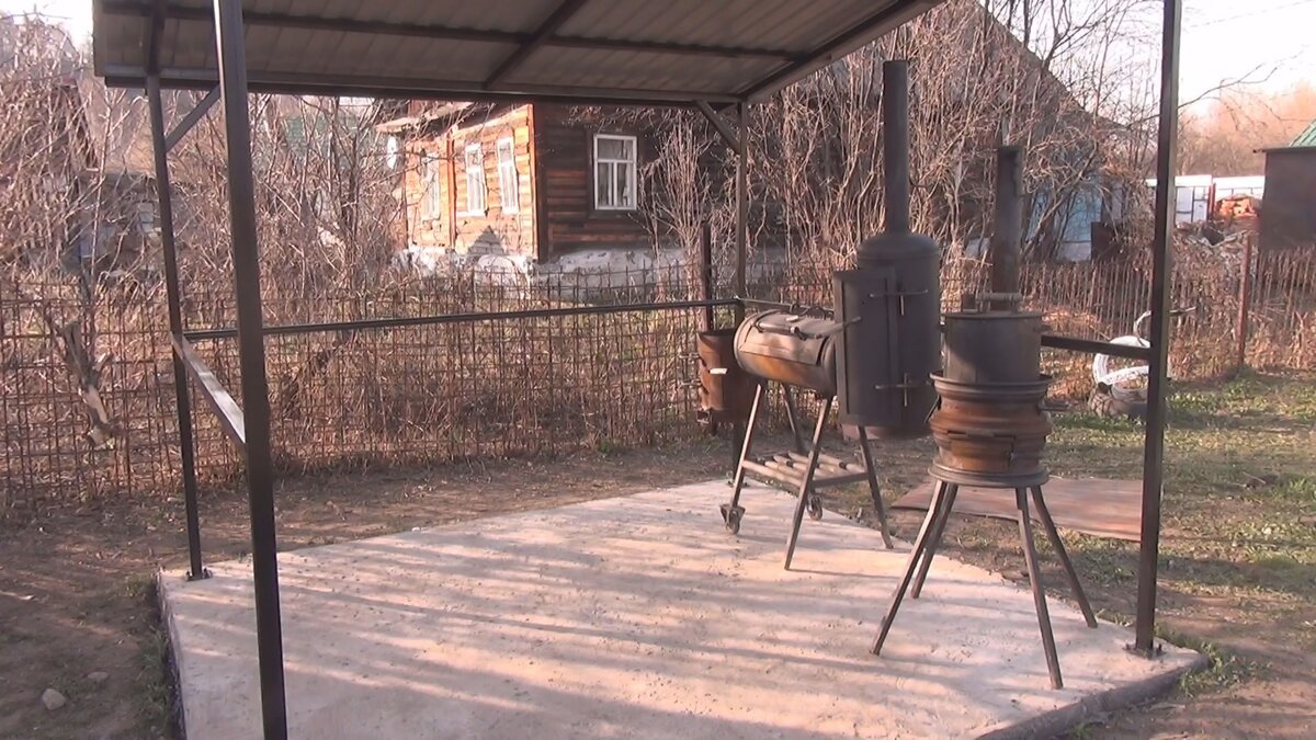 Изготовил бюджетную мангальную зону своими руками | Master Mehanik | Дзен