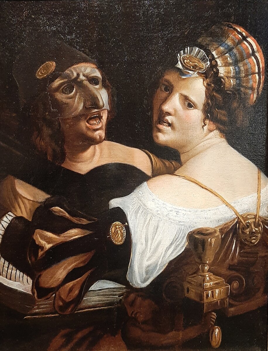 Музицирующая пара, Псевдо-Казорелли, I половина XVII в.