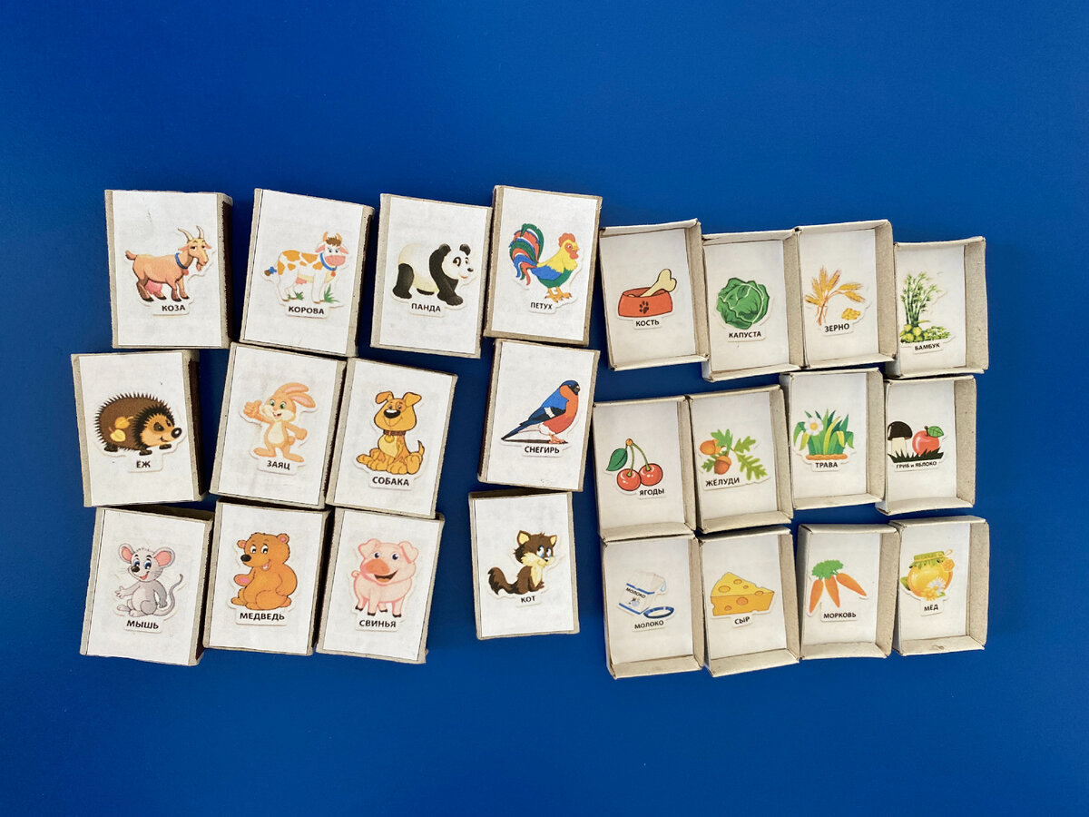 Готовая игра "Кто что любит?"