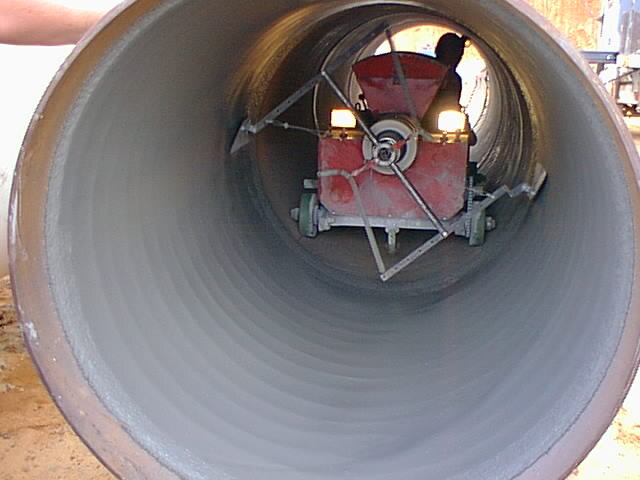 Трубы с цементно-песчаным покрытием Ду 1220мм.