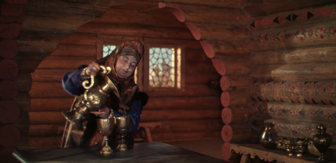 Кадр из кинофильма "Сказка о царе Салтане", 1966 г., режиссер Александр Птушко, сценаристы Александр Птушко, Игорь Гелейн, композитор Гавриил Попов (скриншот)