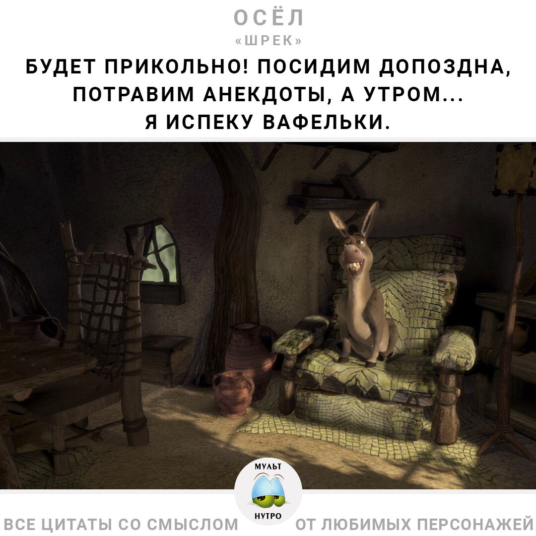 (мультфильм «Шрек») 