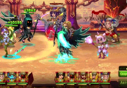 Небула ультует и сжигает Тее и Марте по 50% энергии.