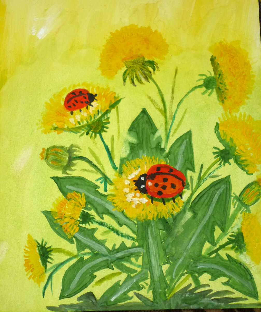 Одуванчики. (Фото автора).