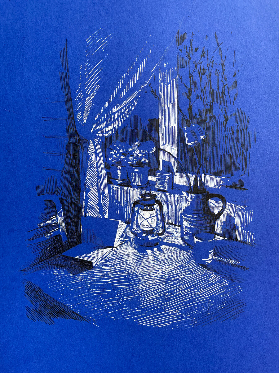 Художник Александра Чу, работа для урока "Волшебный фонарь"