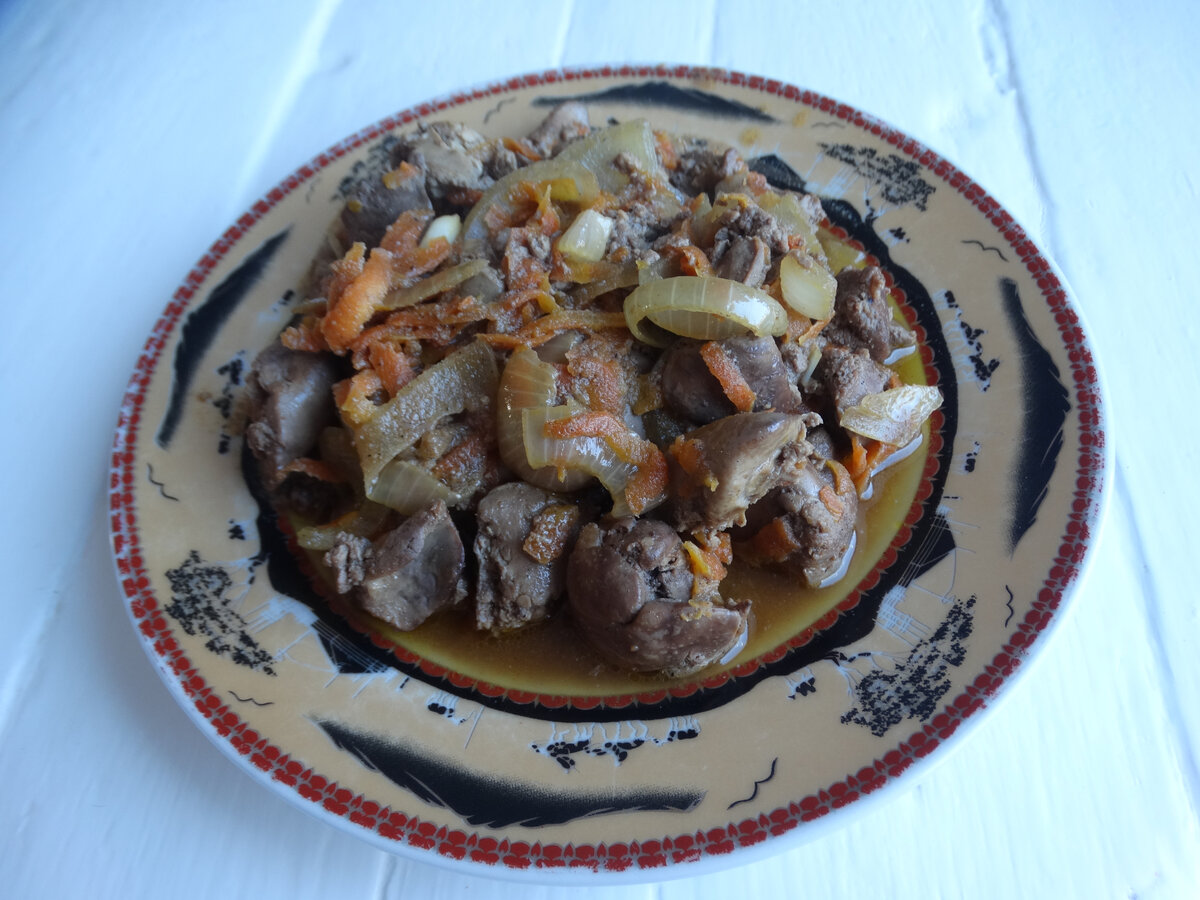 Печень индейки с рисом