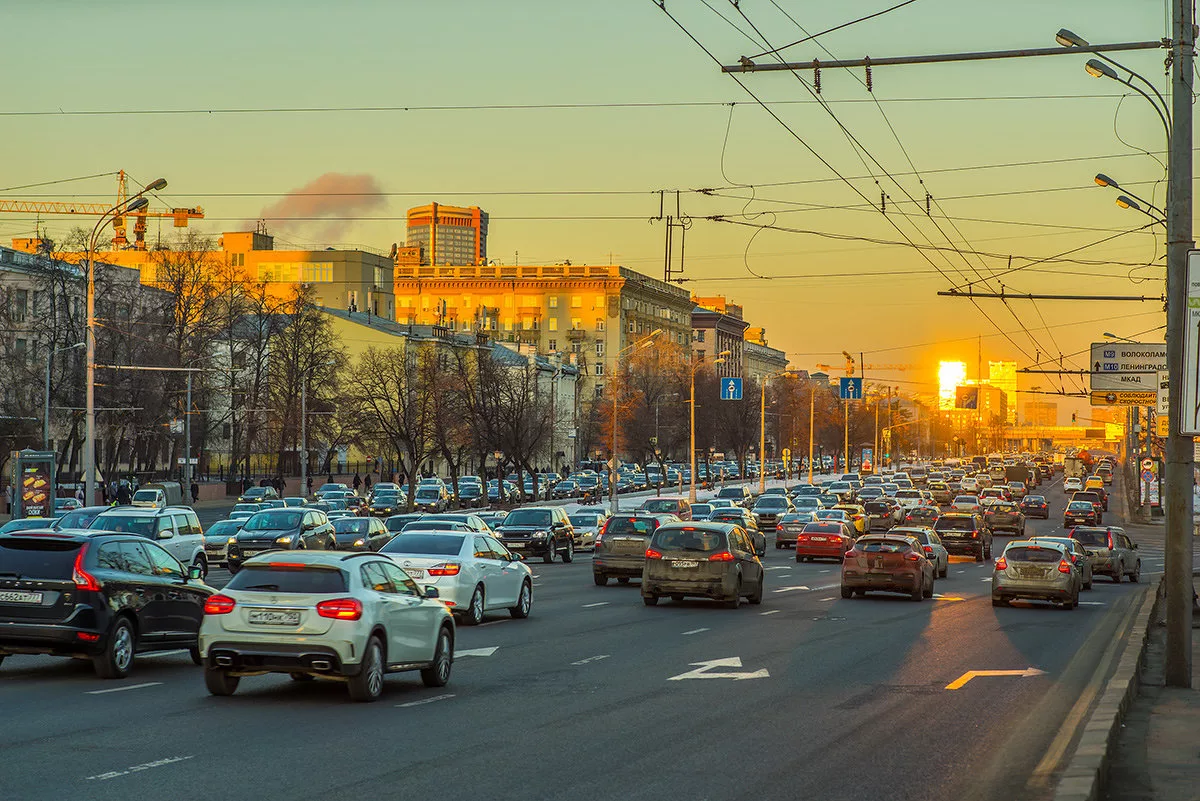 Москва Ленинградское шоссе /Фото из интернета/