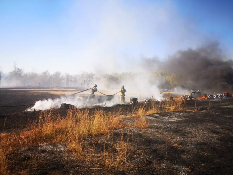   В Кувандыкском городском округе около Сары тушат лесной пожар Белов Михаил Александрович