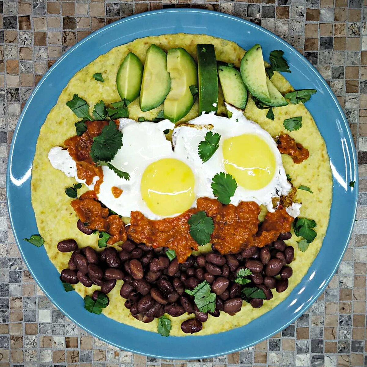 Мексиканский завтрак. Уэвос-ранчерос