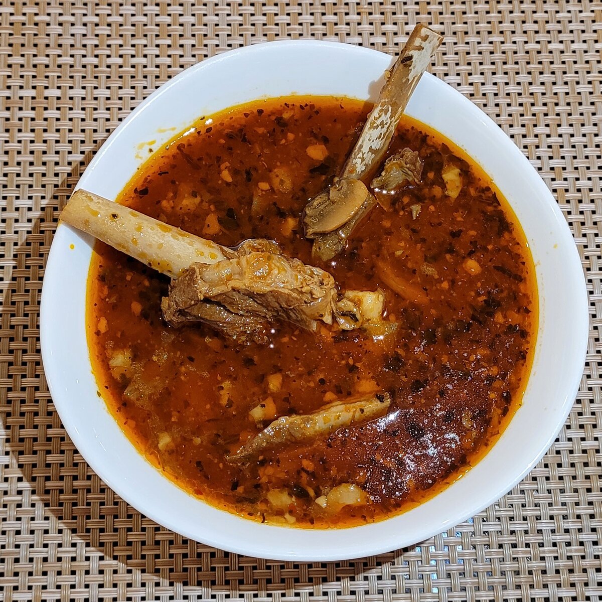 Это первая тарелка