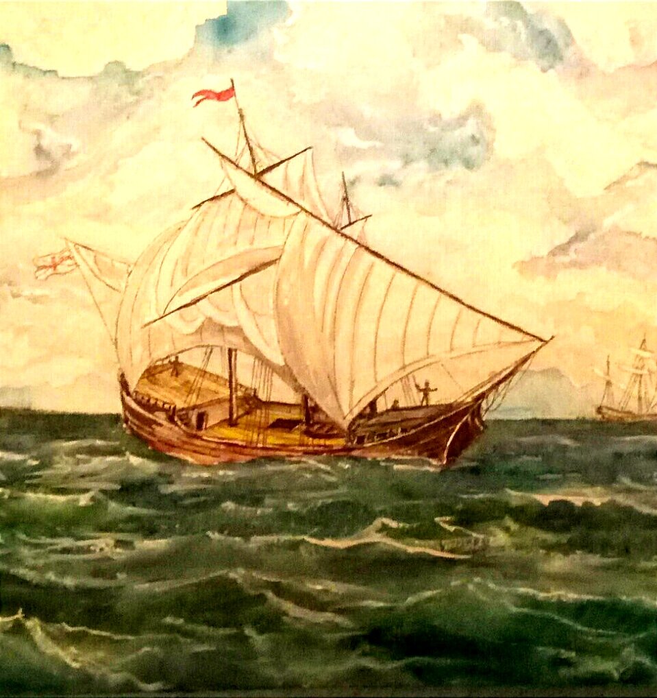 Акварель./⛵🐠🐟🌊