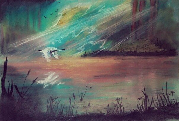 2015г. Рисунок пастелью