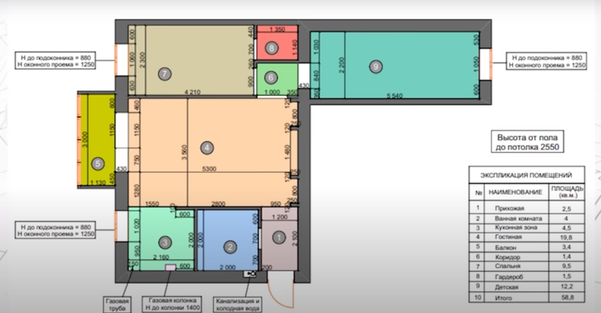 ПОСЛЕ перепланировки