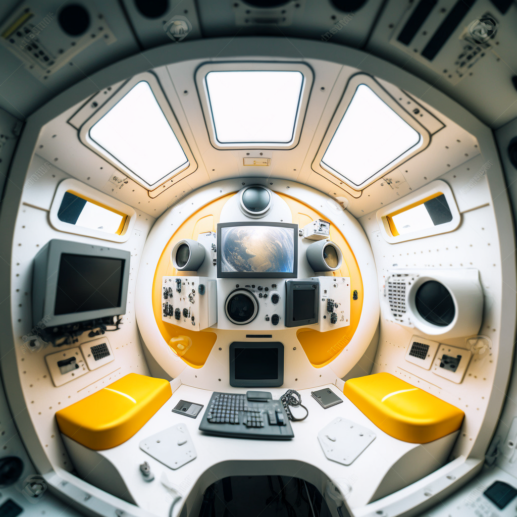 Вид кабины нового корабля