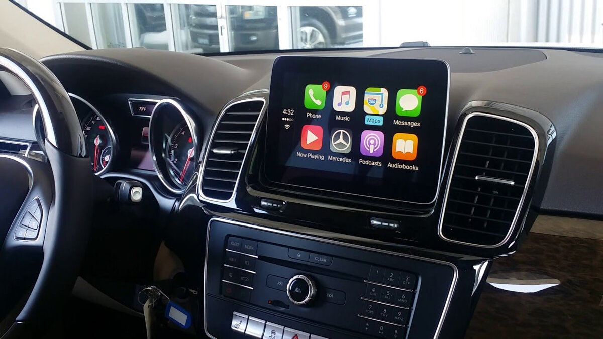 Активация carplay на мерседес