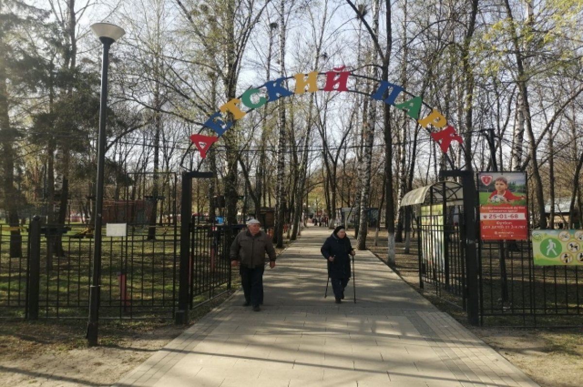    В парке имени Белинского семьи мобилизованных имеют право на льготы