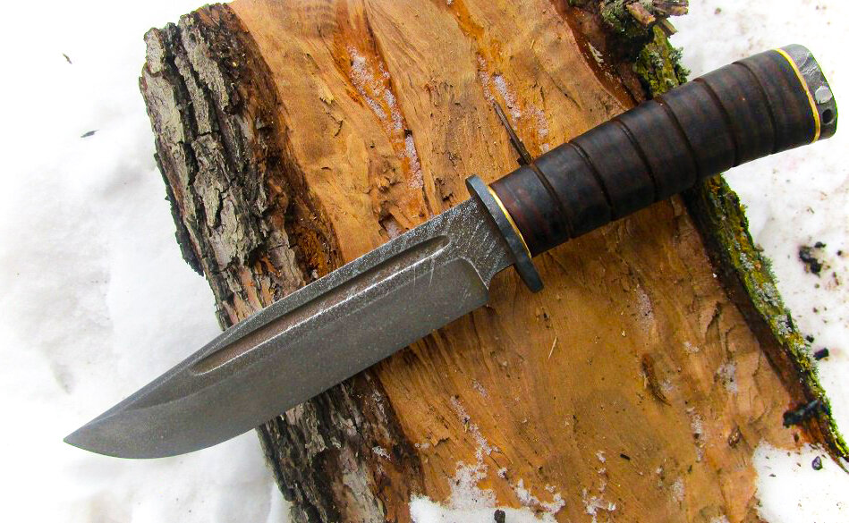финка нквд классическая. нож с кастетом на рукоятке. нож с гардой и кровостоком. нож охотничий длинный. аир златоуст гуревич эдуард.