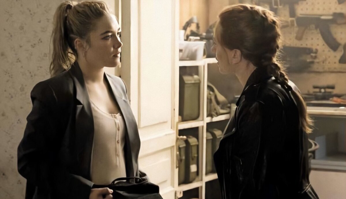 Кадр из фильма «Чёрная вдова» 2021