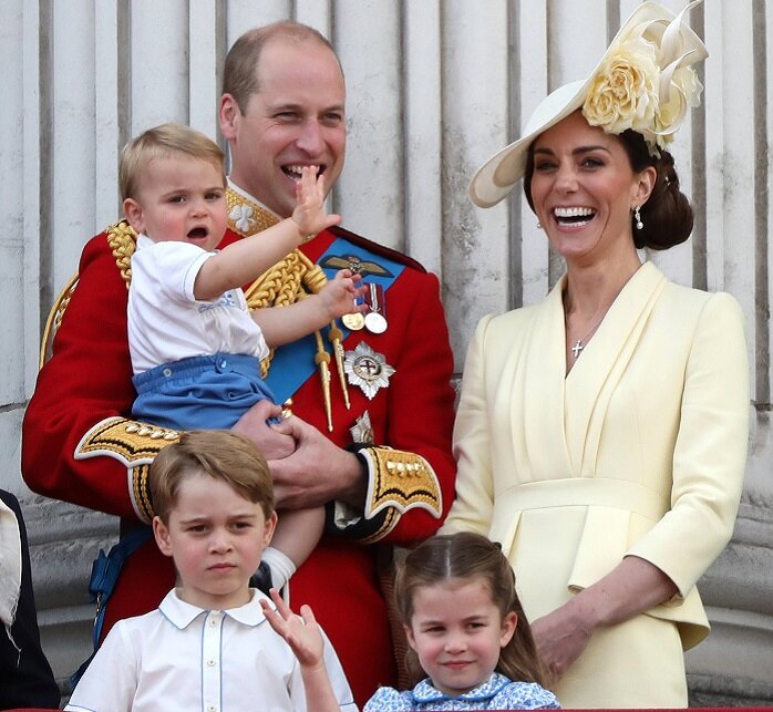 Кейт Миддлтон и принц Уильям с детьми. Фото: Globallookpress.com