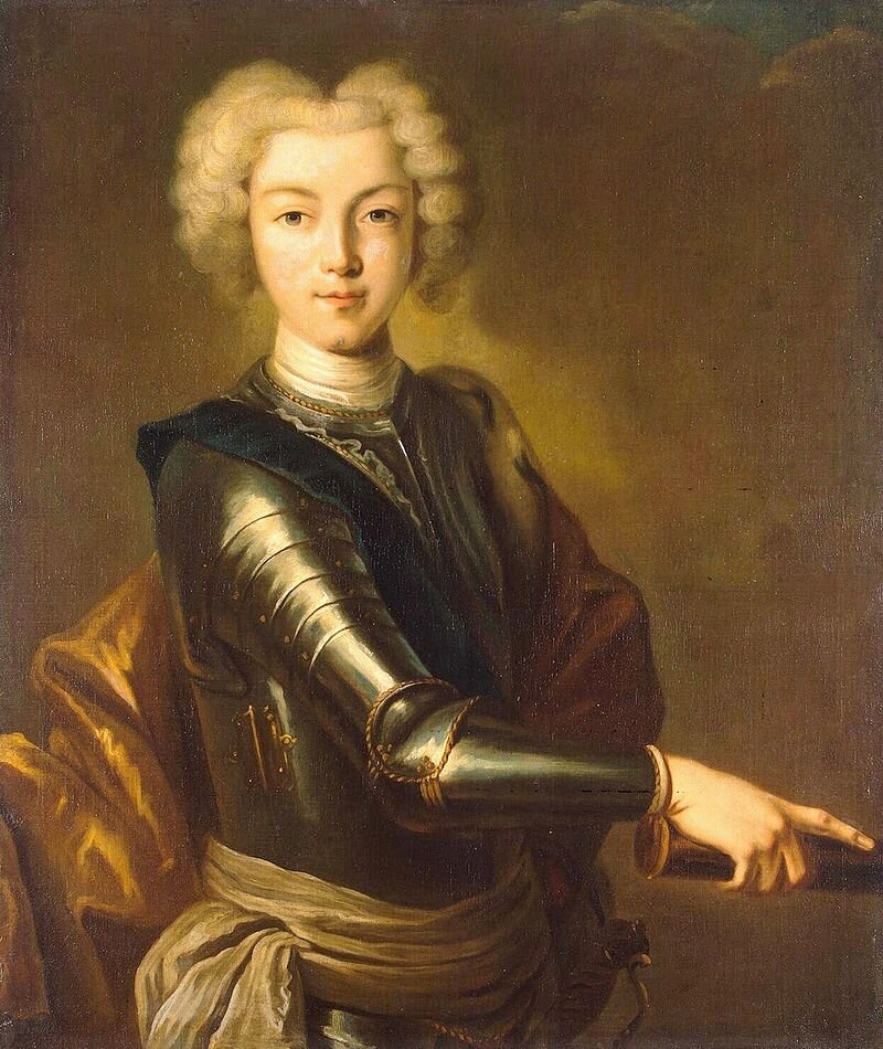 Портрет Петра II. Неизв. худ., 1800