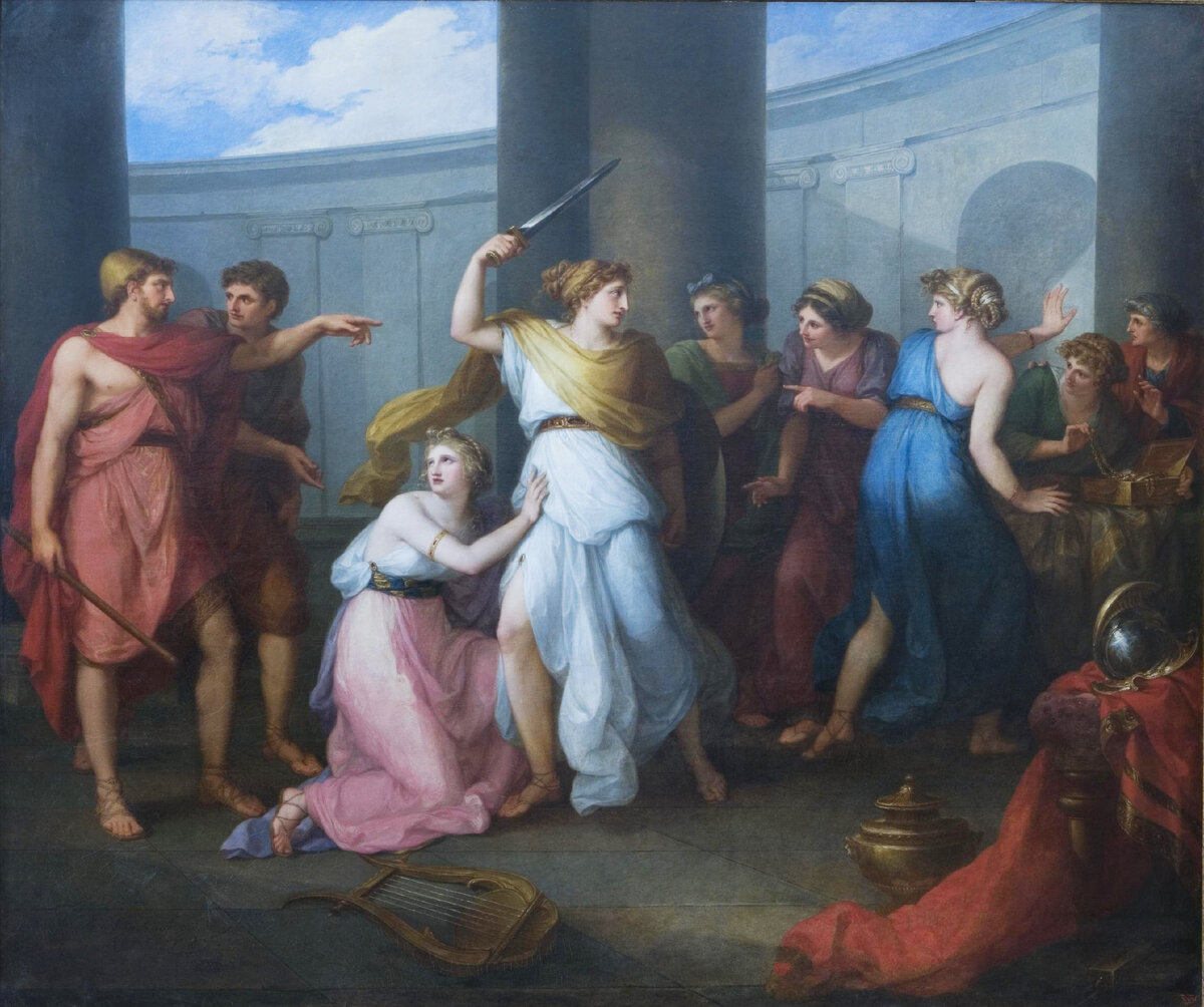 Ангелика Кауфман (1741–1807) Узнанный Ахиллес
1789
Холст, масло
НИМ РАХ