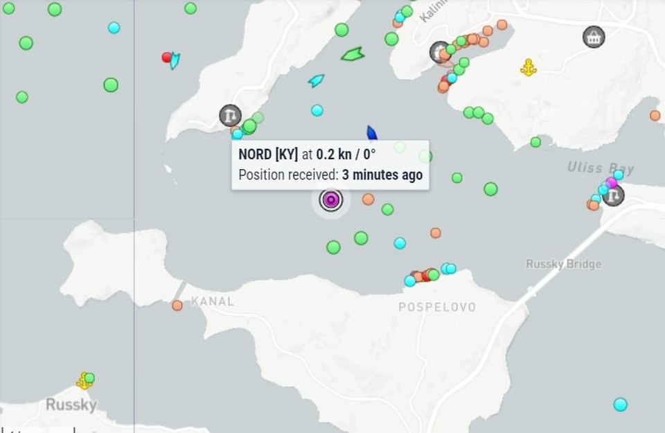     Фото: принтскрин, MarineTraffic